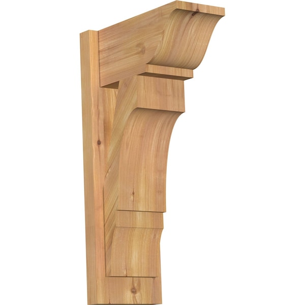 Ekena Millwork Balboa Traditional Smooth Outlooker, Western Red Cedar, 7 1/2"W x 14"D x 26"H OUT08X14X26BOA01SWR - main